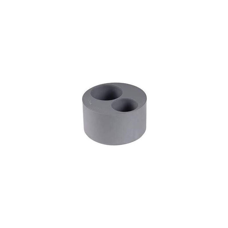 foto del prodotto spina di riduzione in pvc incorporata, maschio 100 mm, femmina 50 40 mm.