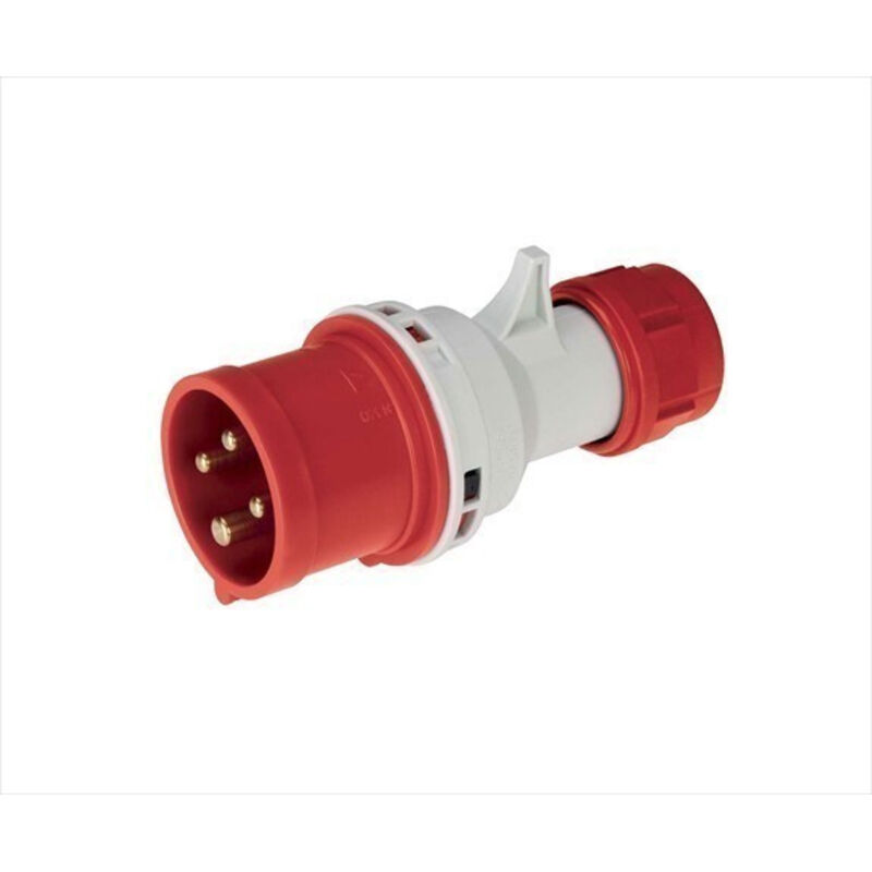 foto del prodotto spina diritta ip44 380 415v 3p t 16a elettrocanali cod. ec69072 