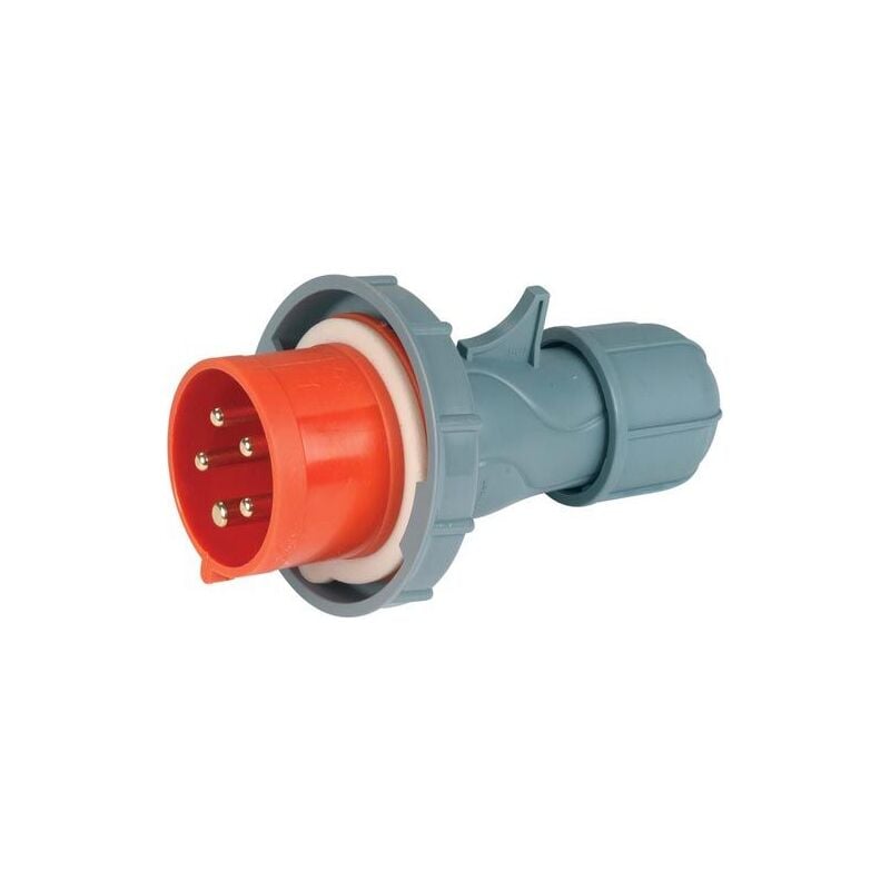 foto del prodotto spina industriale 380v, 3p n t, 63a, ip67, rosso rosi 1009162