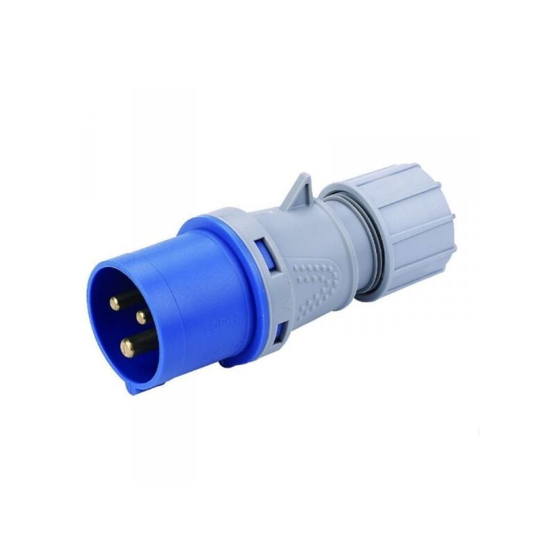 foto del prodotto spina industriale cee 3 poli 16a 6h 220 250v 2p t ip44