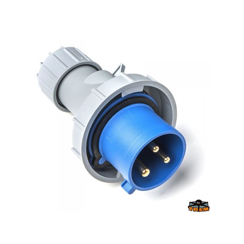 foto del prodotto spina industriale cee 3 poli 16a 6h 220 250v 2p t ip67