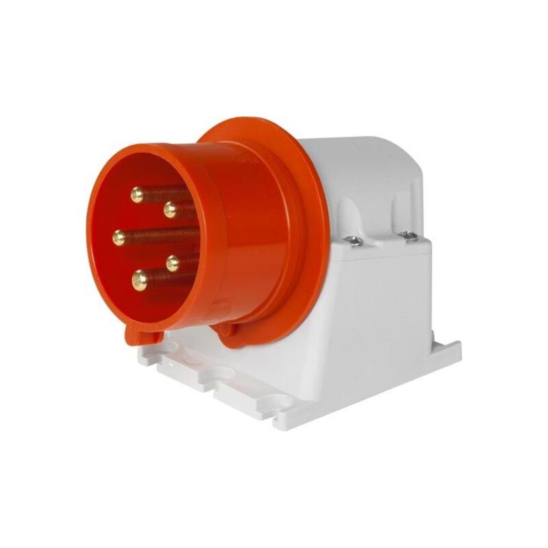 foto del prodotto spina industriale da parete, 380v, 3p n t, 32a, ip54 rosi 1001184