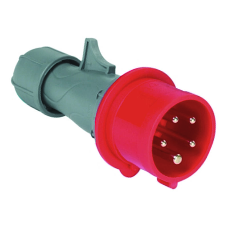 foto del prodotto spina industriale volante rosso 3p n e cee ip44 16a colore rosso