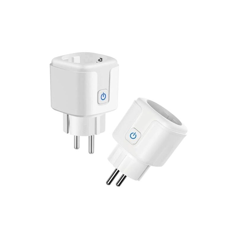 foto del prodotto spina intelligente aiper 16a wlan, presa intelligente da 3680w con telecomando e controllo vocale, spina intelligente alexa che misura il consumo