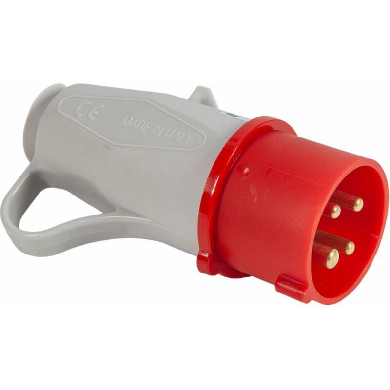 foto del prodotto spina mobile 3p t 16a 400v 6h, ip44 a vite