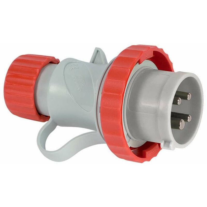 foto del prodotto spina mobile 3p t 16a 400v 6h, ip67 cablaggio rapido