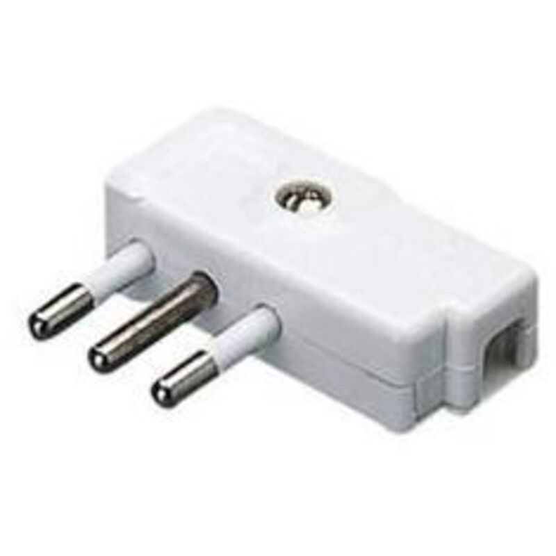 foto del prodotto spina mobile a 90 bianca 2p+t 16a 250v gw28009