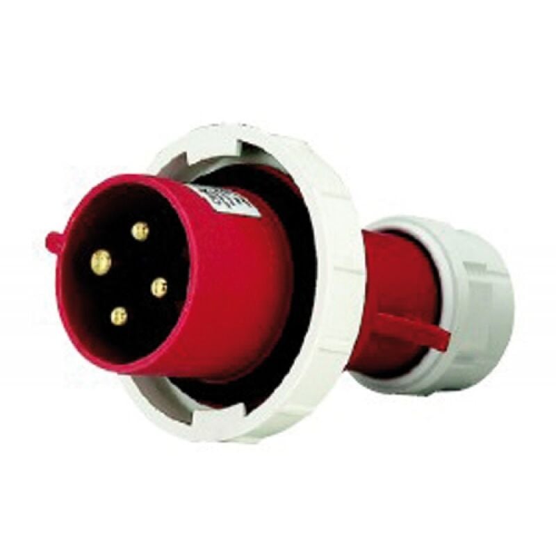 foto del prodotto spina mobile diritta industriale 380v 16a 3p t ip67 rossa maurer