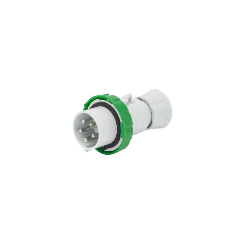 foto del prodotto spina mobile diritta ip66 67 68 69 2p t 16a, verde