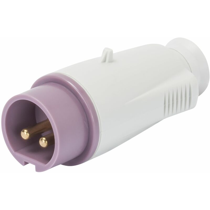 foto del prodotto spina mobile dritta ip44 2p 32a 20 25v viola 50 60 hz cablaggio a vite
