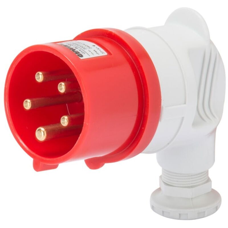 foto del prodotto spina mobile gewiss a squadra 3p+n+t 16a ip44 rossa 380v gw60090