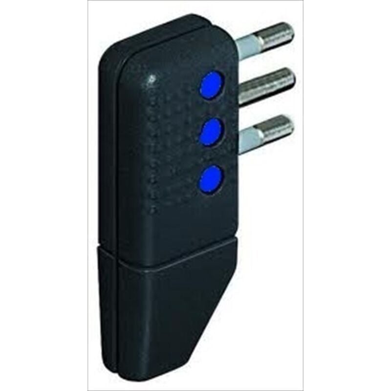 foto del prodotto spina nera salvaspazio orientabile 16a elettrocanali cod. eck33317