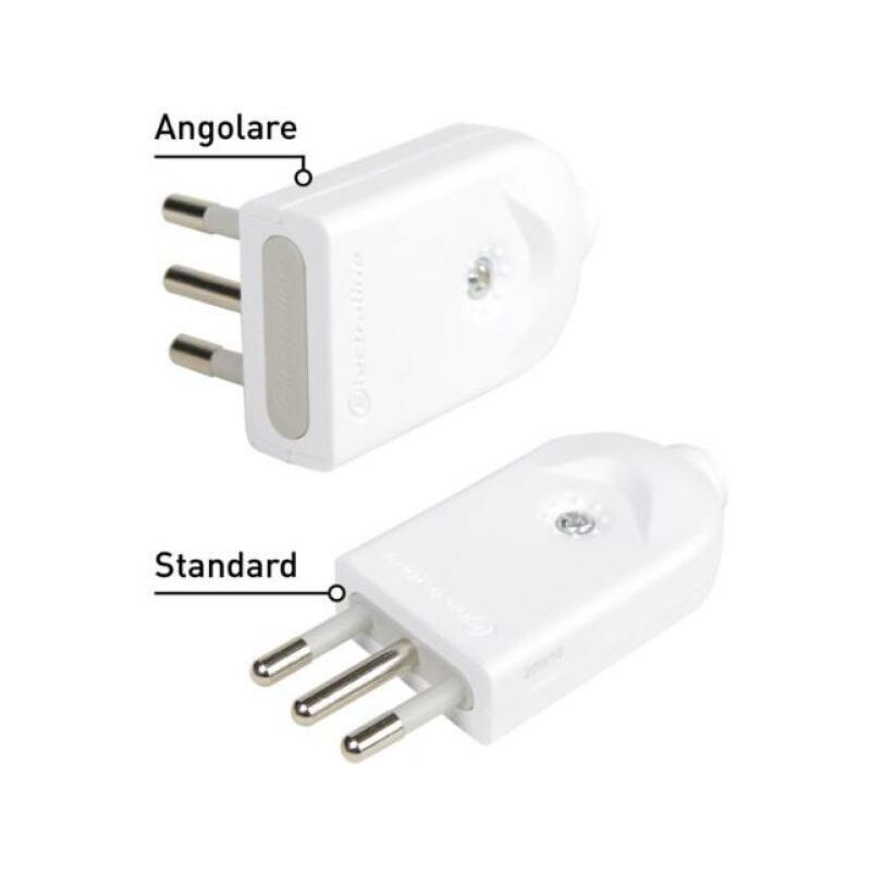 foto del prodotto spina orientabile electraline 10a 2p t bianco 71001