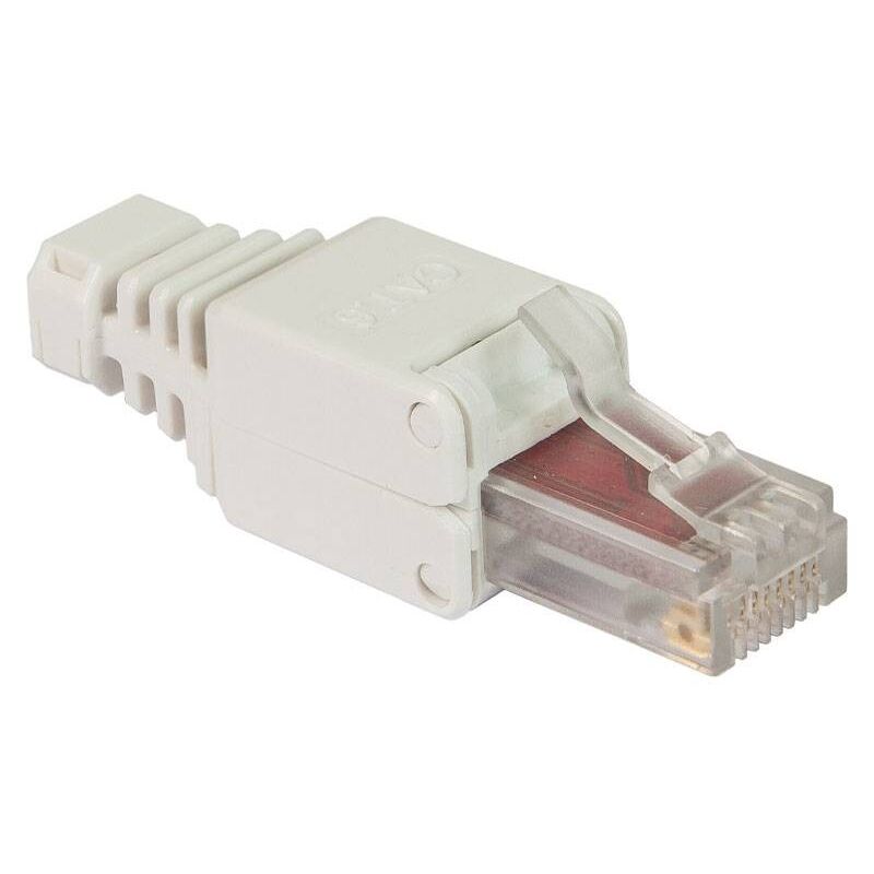 foto del prodotto spina plug rj45 fanton utp cat6 toolless non schermata 23723