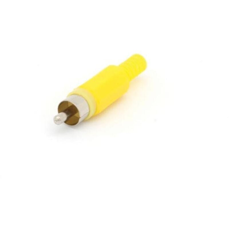 foto del prodotto spina rca maschio gialla