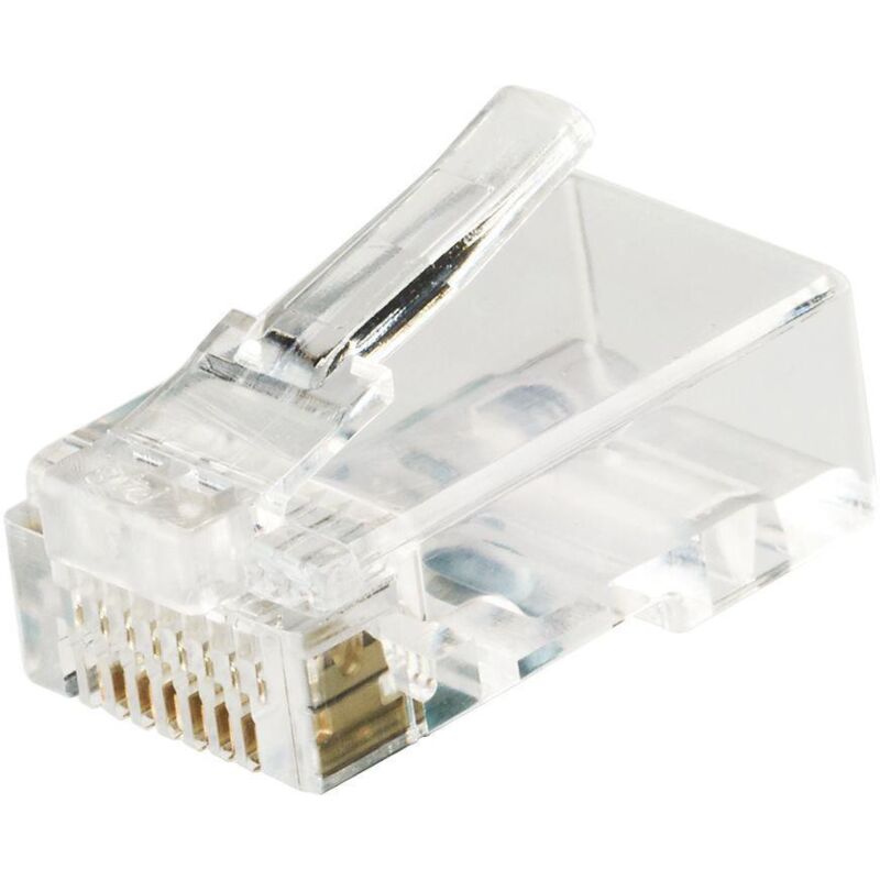 foto del prodotto spina rj45 categoria 5e utp trasparente fanton 23720