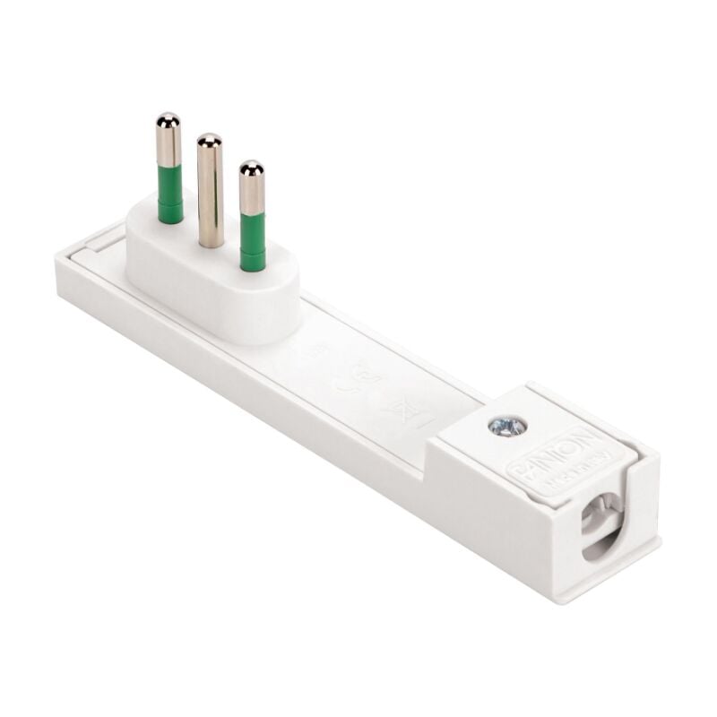 foto del prodotto spina s11 smontabile fanton clock 2p t 10a bianco 80080