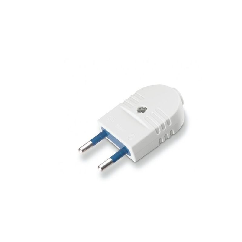 foto del prodotto spina serie azzurra 2p 10a colore bianco sca104.4000 standard civile cei 23 50
