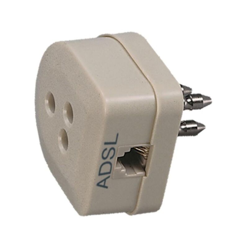foto del prodotto spina tripolare fanton con plug adsl 22385