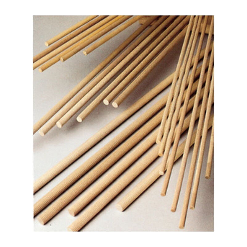 foto del prodotto spine in legno zigrinato mm.12 x cm.100. prezzo per 1 pezzo.