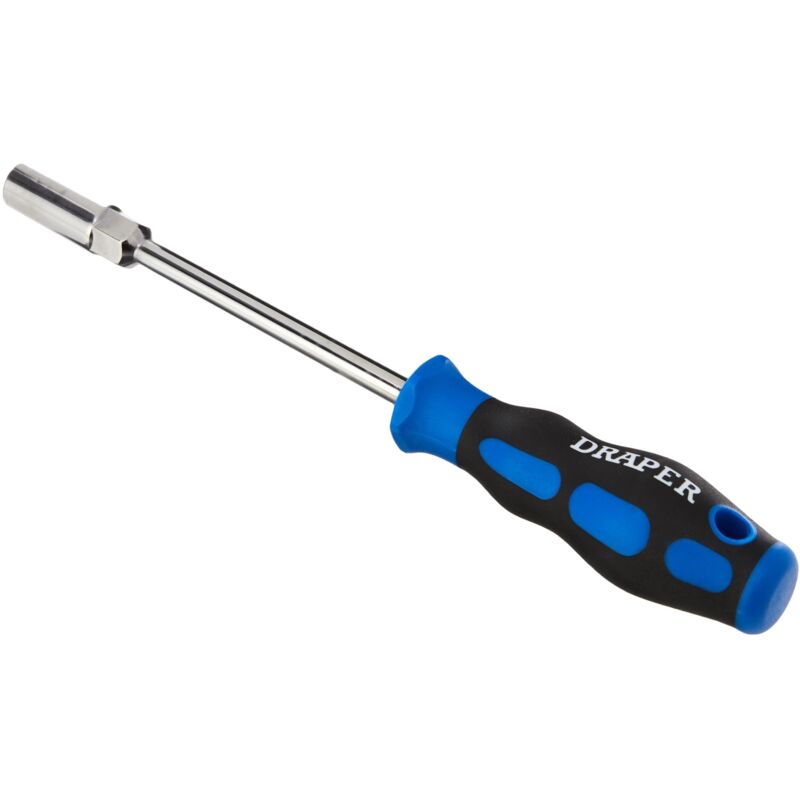 foto del prodotto spinner per dadi con impugnatura morbida, acciaio al cromo vanadio, blu, 11 mm draper