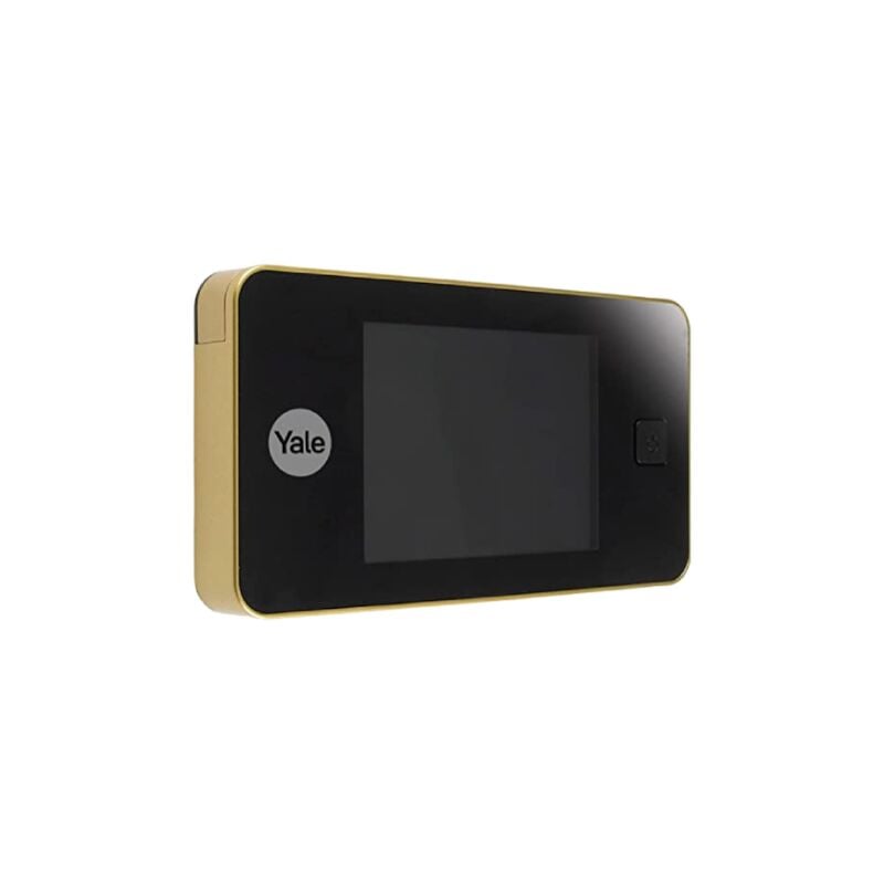 foto del prodotto spioncino elettronico digitale 45 0500 1432 00 02 01 color ottone, visualizzazione dal vivo, angolo di visione 105 , sostituisce lo spioncino