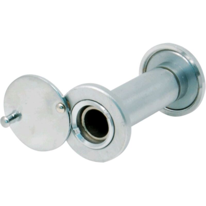foto del prodotto spioncino grandangolo porte potent finitura cromo satinato f.mm 14 l.mm 50 82 1 pz