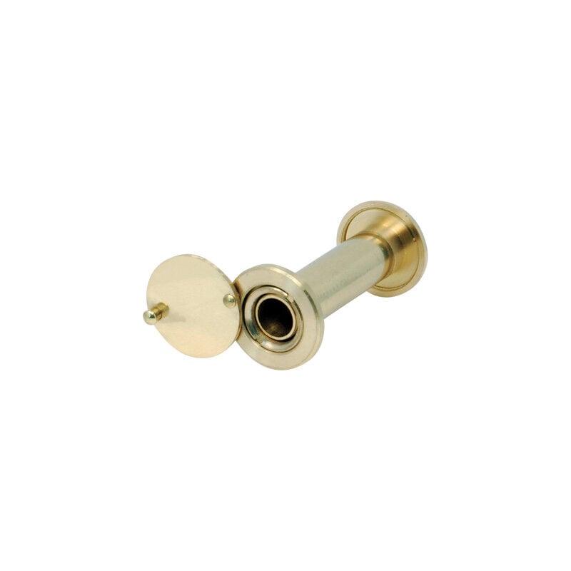 foto del prodotto spioncino grandangolo porte potent finitura ottone lucido f.mm 14 l.mm 70 120