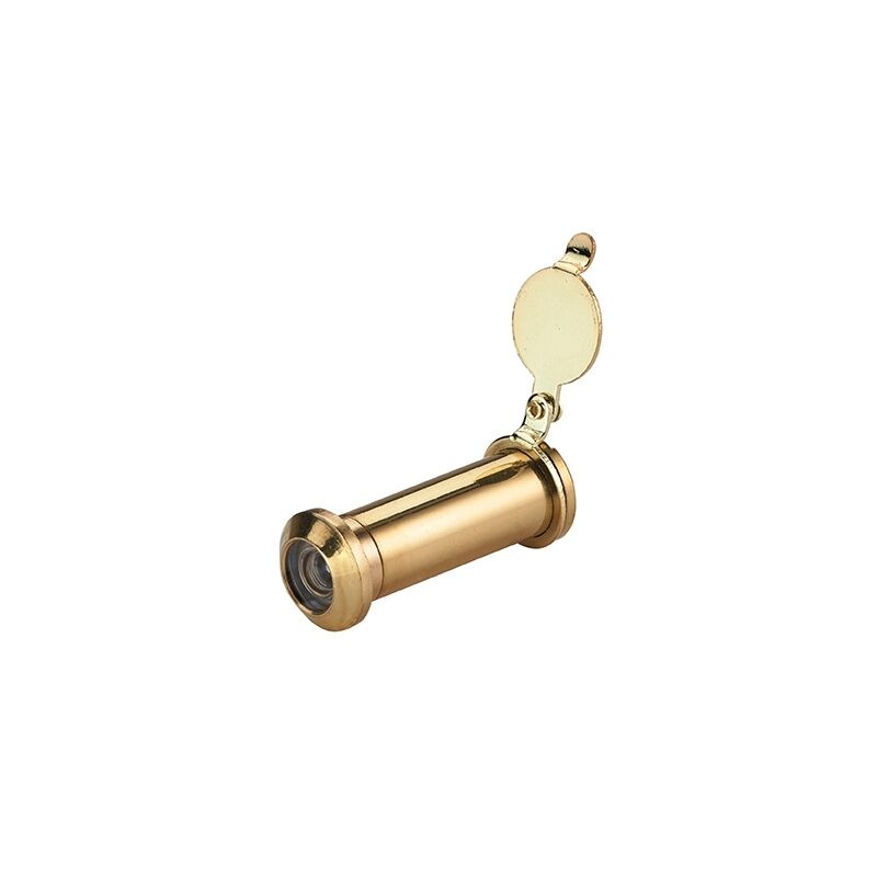 foto del prodotto spioncino ottico 160 in ottone con coperchio otturatore thirard