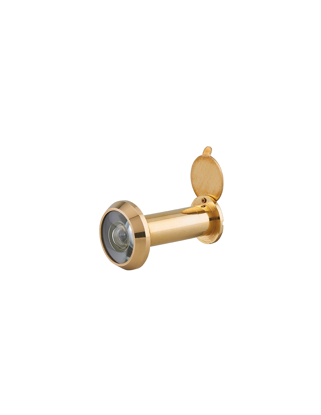 foto del prodotto spioncino ottico 160 , ottone lucido, ignifugo 40mm thirard