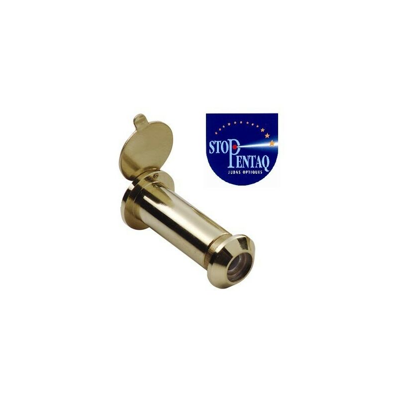 foto del prodotto spioncino ottico securistop angolo 160 torbel gamma da 33 a 63 mm ottone nichelato j161233n