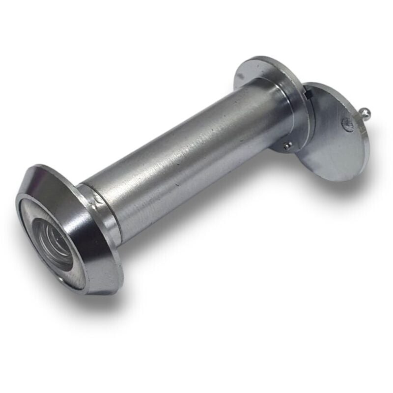 foto del prodotto spioncino per porta blindata legno ingresso cromo sat. in ottone mm 50 82 f. 14