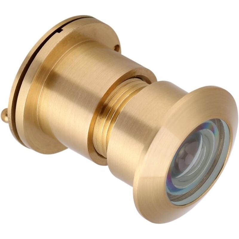 foto del prodotto spioncino per porta con ampio angolo di visione da 28 mm con copertura per la privacy resistente, accessori antifurto per porte in rame puro e vetro