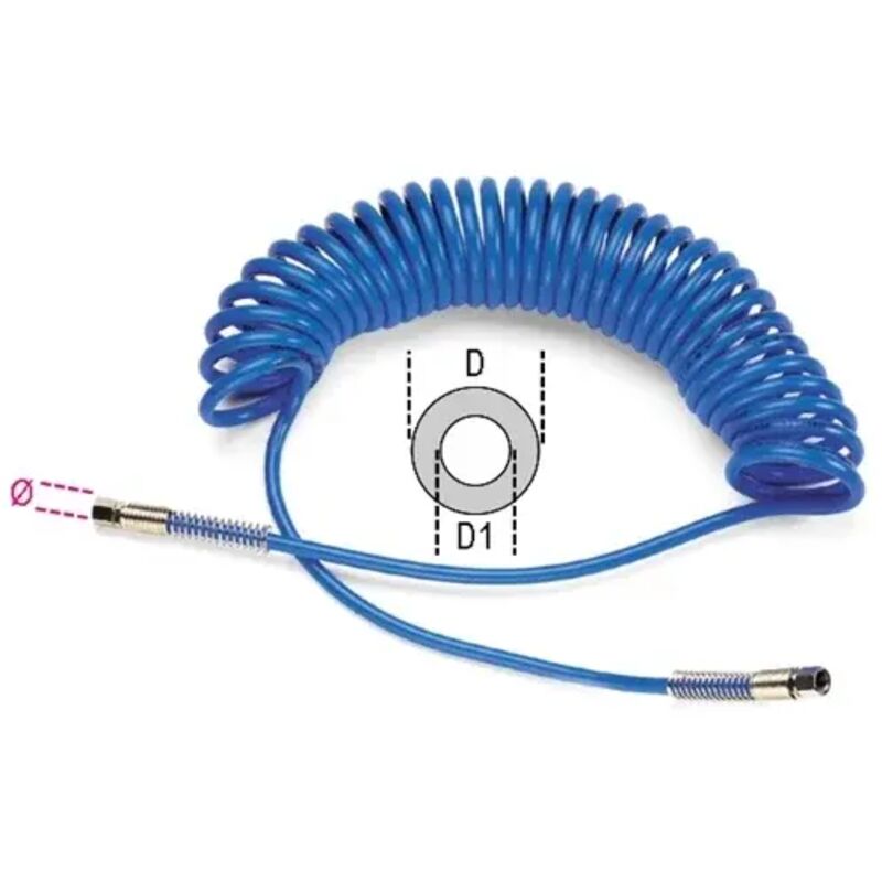 foto del prodotto spirale poliuretano estensibile 1 4 beta 1915b 6,5x10 mm