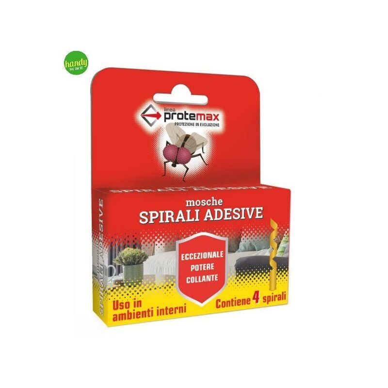 foto del prodotto spirali adesive per mosche protemax 4pz