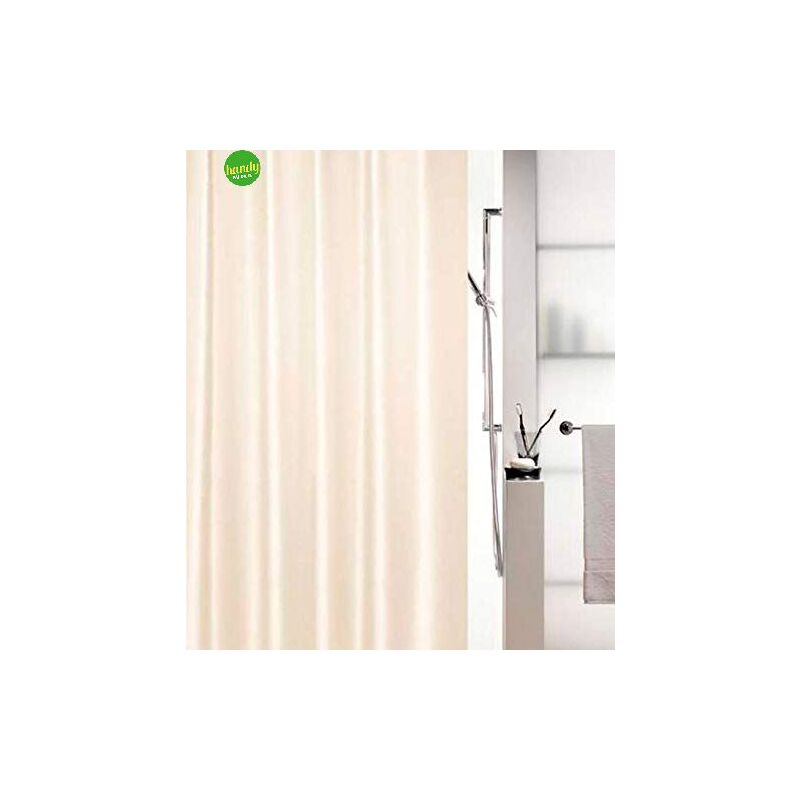 foto del prodotto spirella tenda doccia in poliestere 180 x 200 cm champagne