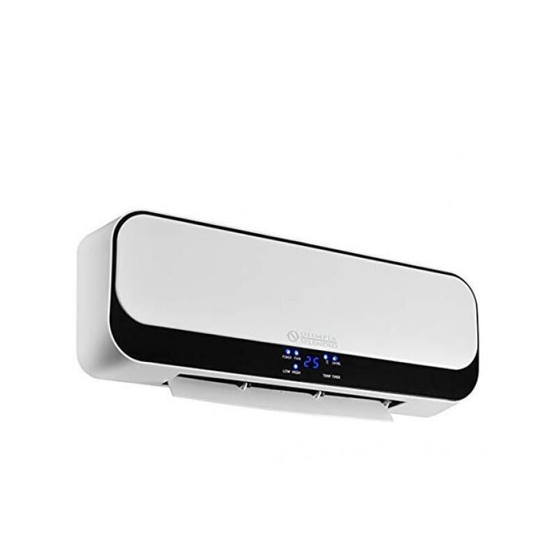 foto del prodotto splendid - olimpia 99364 caldo up t - termoventilatore ceramico a parete programmabile, 2000w