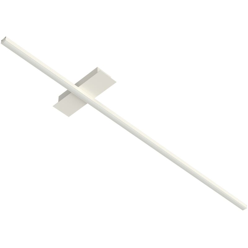 foto del prodotto splint 1x plafoniera, strip led, 17w m, 4000k, metallo, bianco lucido, l100cm lumicom
