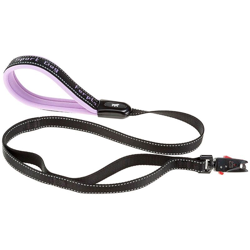 foto del prodotto sport dog matic g guinzaglio per cani con moschettone automatico e due maniglie extra. due misure, vari colori.. variante g20 120 misure 20 mm x l