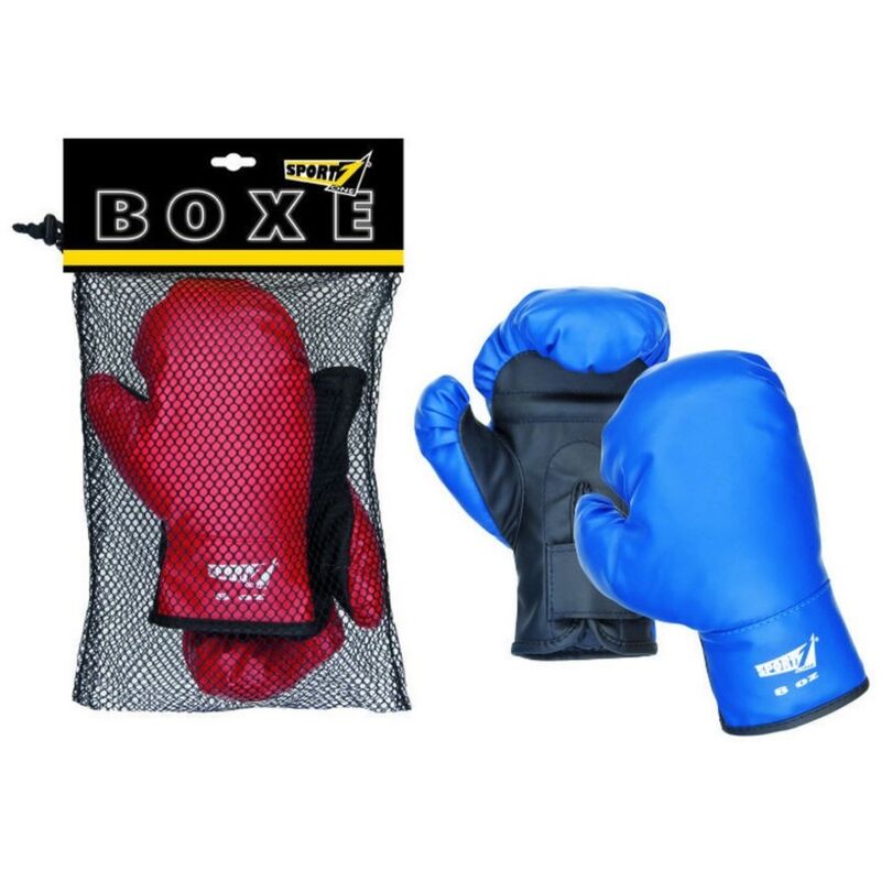 foto del prodotto sport1 guantoni boxe junior 6 oz 8 oz in pu per bambini con sacchetto rete