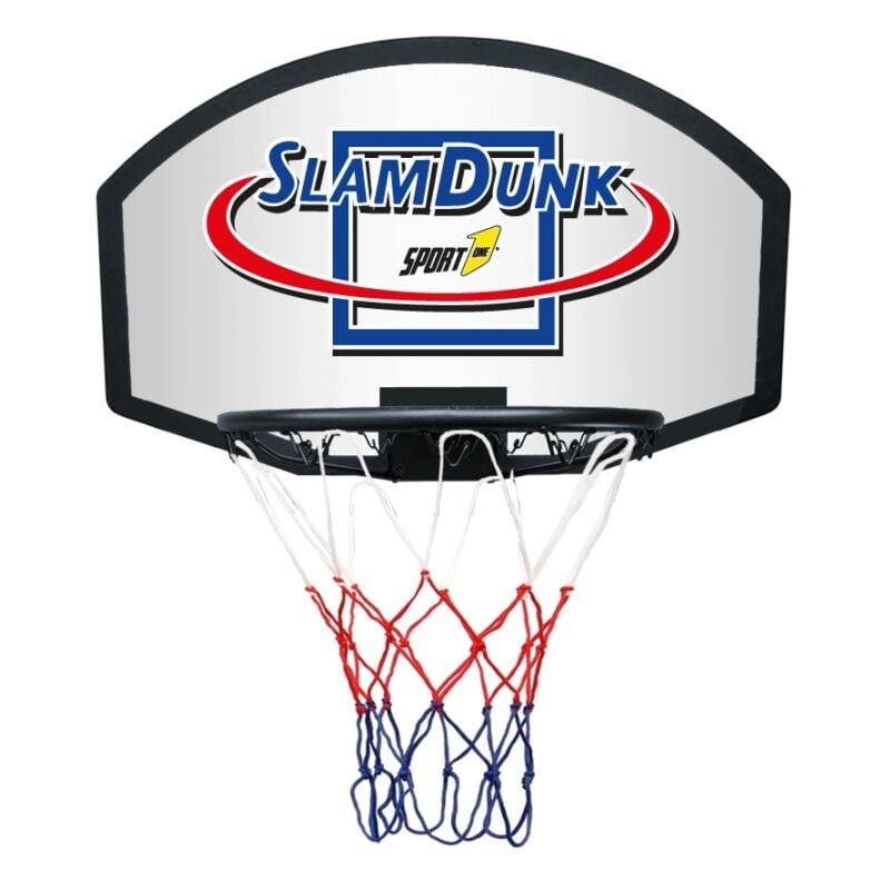 foto del prodotto sport1 - tabellone canestro da basket metallo rete bambini bimbi pallacanestro basketball