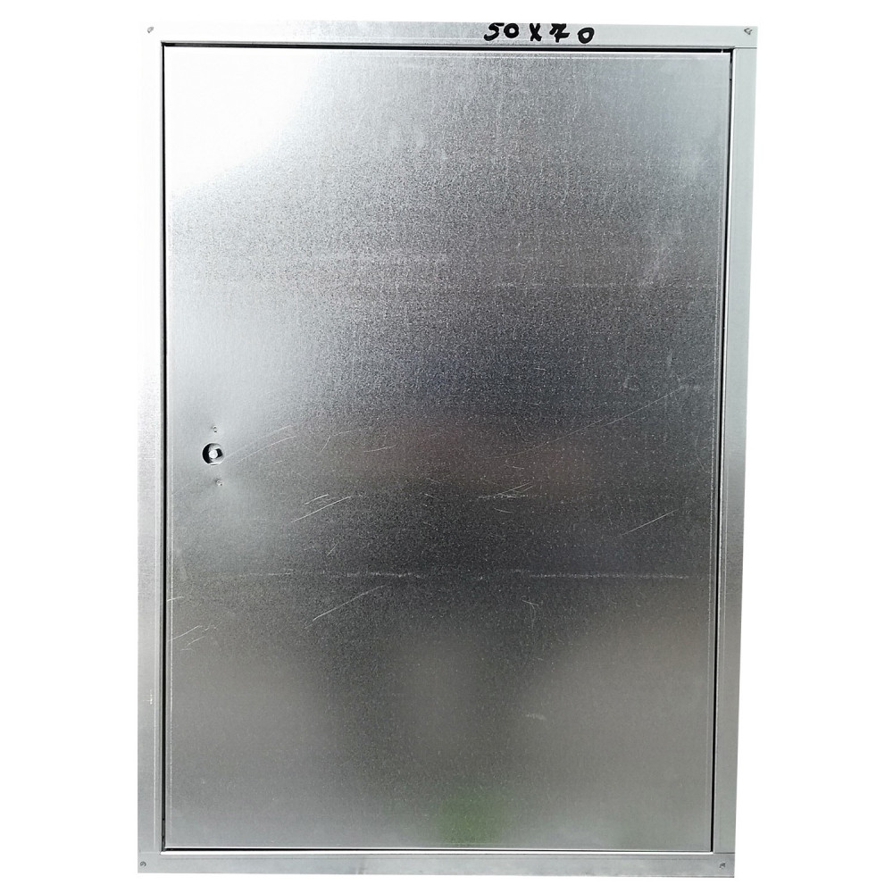 foto del prodotto sportello cieco portello porta zincata universale custodia uso esterno, scegli se h 50 x l 70