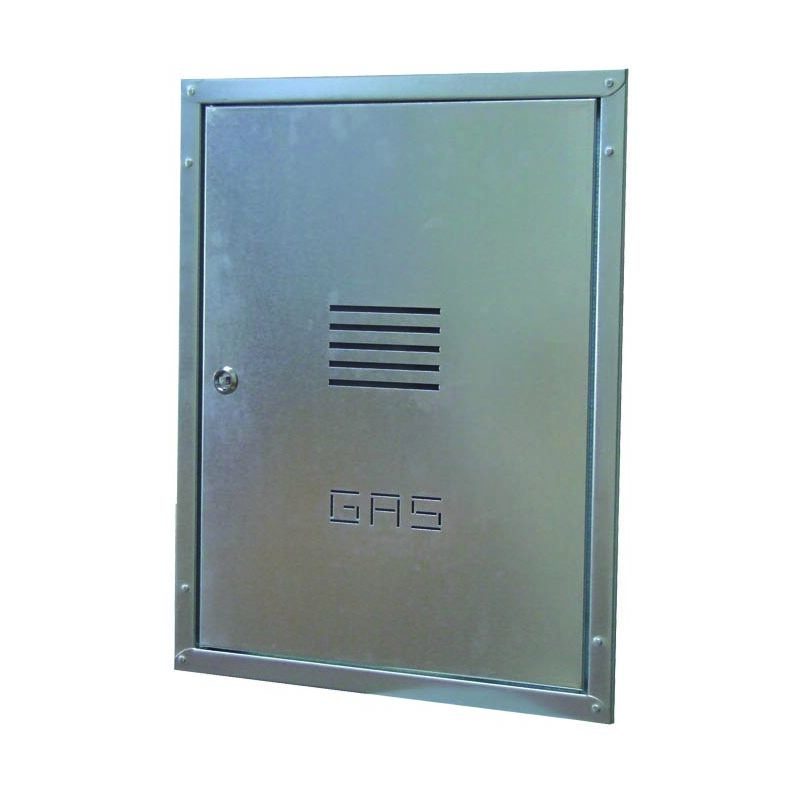 foto del prodotto sportello contatore gas incassato con cornice in lamiera zincata h50 l30