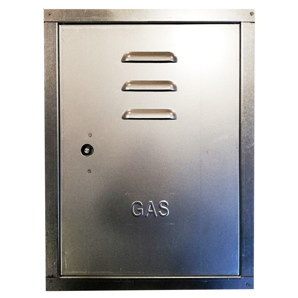 foto del prodotto sportello portello porta zincata per chiusura nicchia contatore gas, scegli se hc 70 x lc 45 cm hn 66 x ln 41 cm 