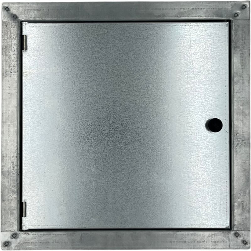 foto del prodotto sportello zincato per ispezione 50 x 50 cm