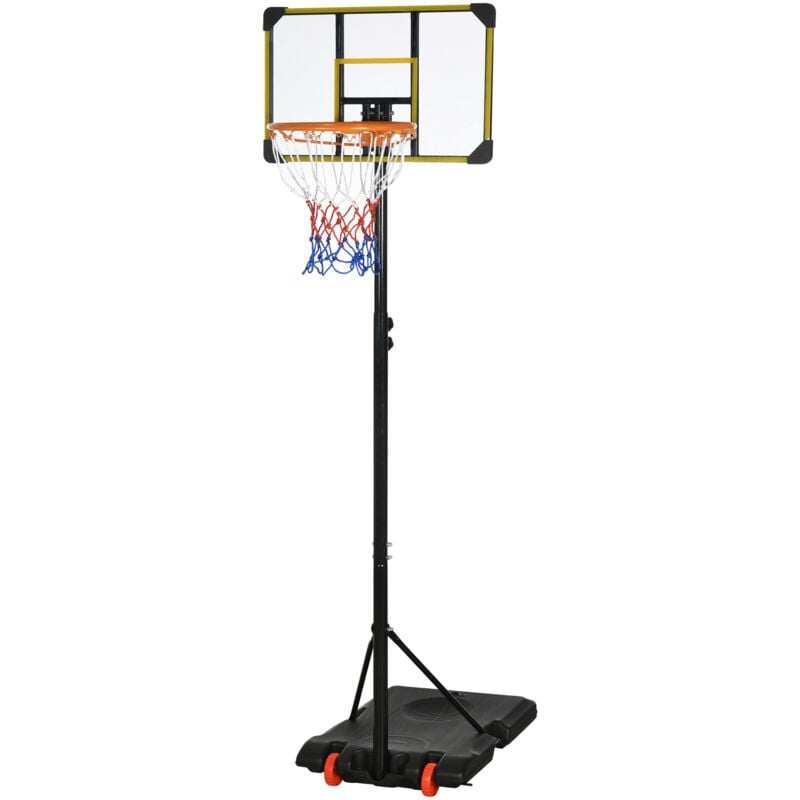foto del prodotto sportnow canestro basket per adulti con altezza regolabile e ruote