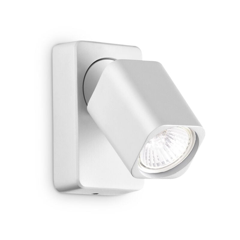 foto del prodotto spot contemporaneo rudy alluminio bianco 1 luce gu10 35w 3000k ip20