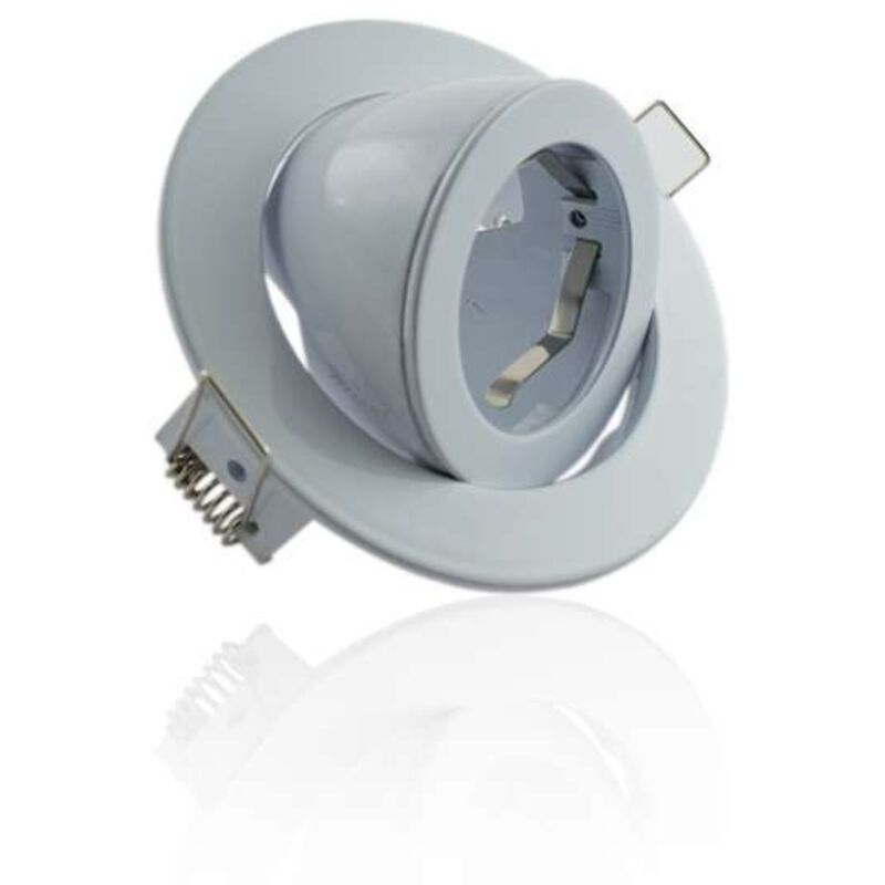 foto del prodotto spot girevole orientabile snail di tipo bianco bianco senza presa