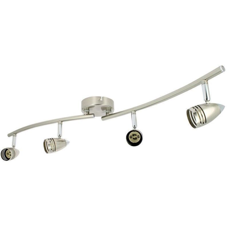 foto del prodotto spot lampada da soffitto orientabile 4 teste gu10 columbus