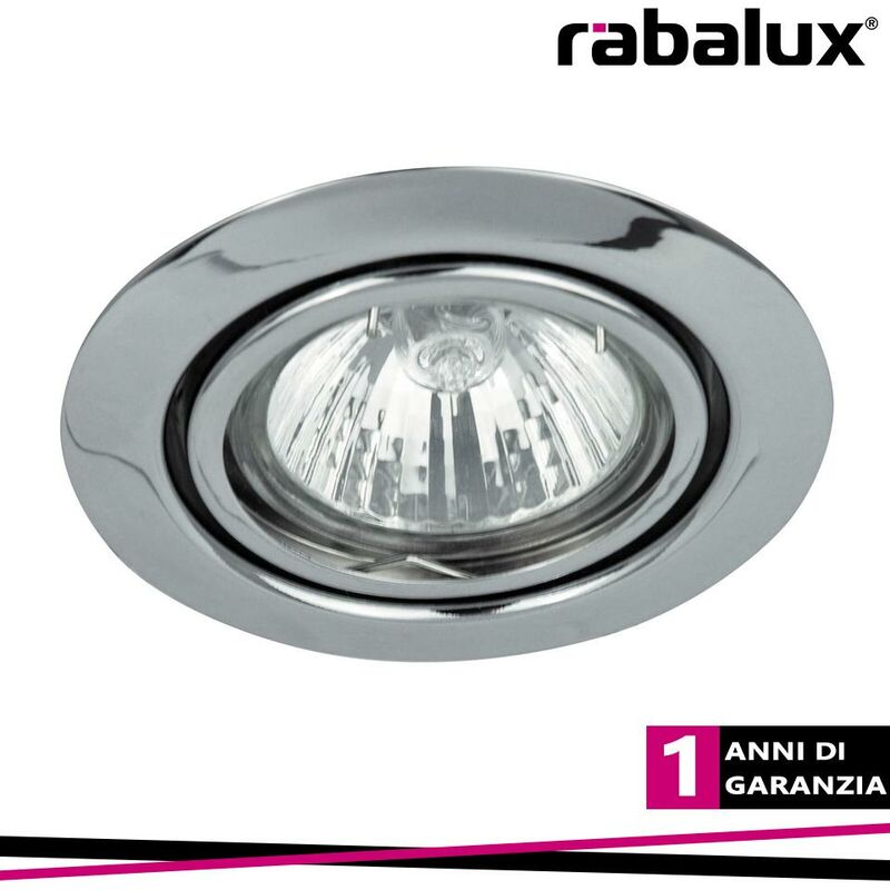 foto del prodotto spot relight round adj.. gu5.3, 12v, chrome